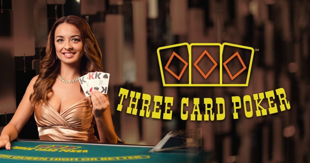 live casino three card poker online demo